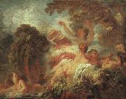 Jean Honore Fragonard The Bathers a oil